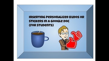 Creating a Personalized Sticker to Use with Google Docs and Students