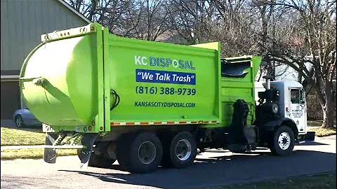 Garbage Trucks-Waste Management, Republic Services, KC Disposal and More In Action!