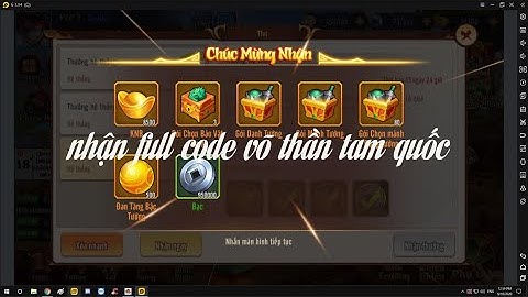 Võ Thần Tam Quốc #3: Hướng dẫn nhận full code và cách tải game