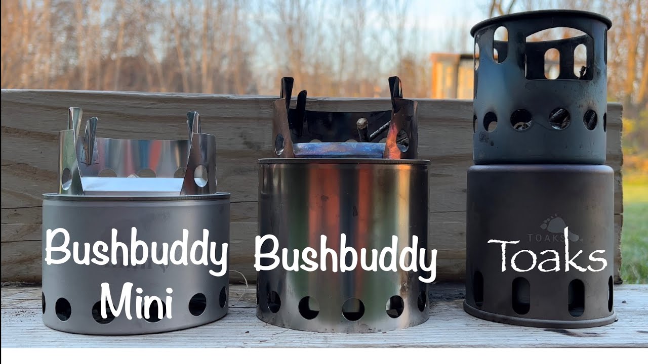 Toaks vs Bushbuddy with special weight comparison guest, the