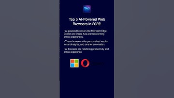 Top 5 AI-Powered Web Browsers in 2025!