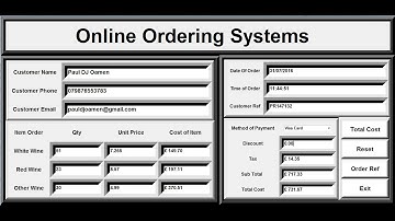 How to Create an Ordering Systems in Python - Tutorial 1