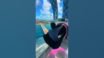 World’s LONGEST dry slide on a cruise ship! @RoyalCaribbean #shorts