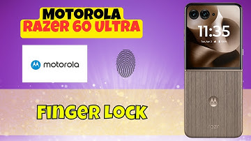 Motorola Razer 60 Ultra Finger Lock Setup | Step-by-Step Fingerprint Lock Settings