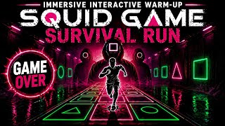 Immersive Interactive Warm-Up #70 | SQUID GAME RUN | SURVIVE ALL 4 LEVELS