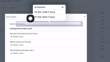Canvas LMS: How to sync grades from Canvas to Skyward