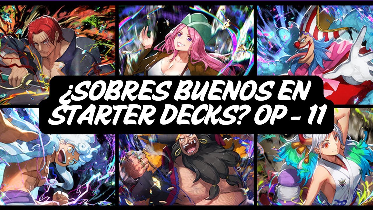 ¿VALE LA PENA? - Unboxing Starter Decks ONE PIECE OP-11 (Análisis en Español)