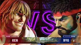 Street Fighter 6 - Ken Vs. Ryu (LEVEL 8)