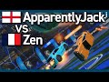 Zen vs apparentlyjack  1v1 rocket league showmatch