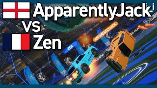 Zen vs ApparentlyJack | 1v1 Rocket League Showmatch