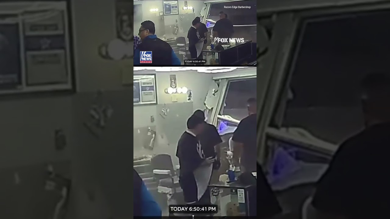 Driver PLOWS THROUGH Texas barber shop #foxnews #news #us #fox