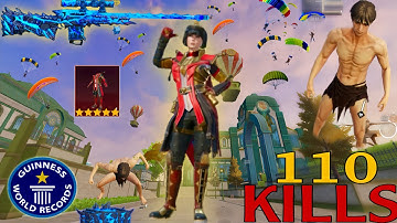 “NEW WORLD RECORD! 110 Kills Solo vs Squad 🔥 (PUBG Mobile SAMSUNG,J1,J2,J3,J4,J5,J6,J7,J8,J9,J10,A2,