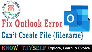 Famous Error: Can't create file: File Name. Right-click the folder you want to create the file in outlook Net Worth