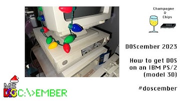 DOScember 2023 - IBM PS/2 model 30 - Initial Look And Data Transfer Options #doscember