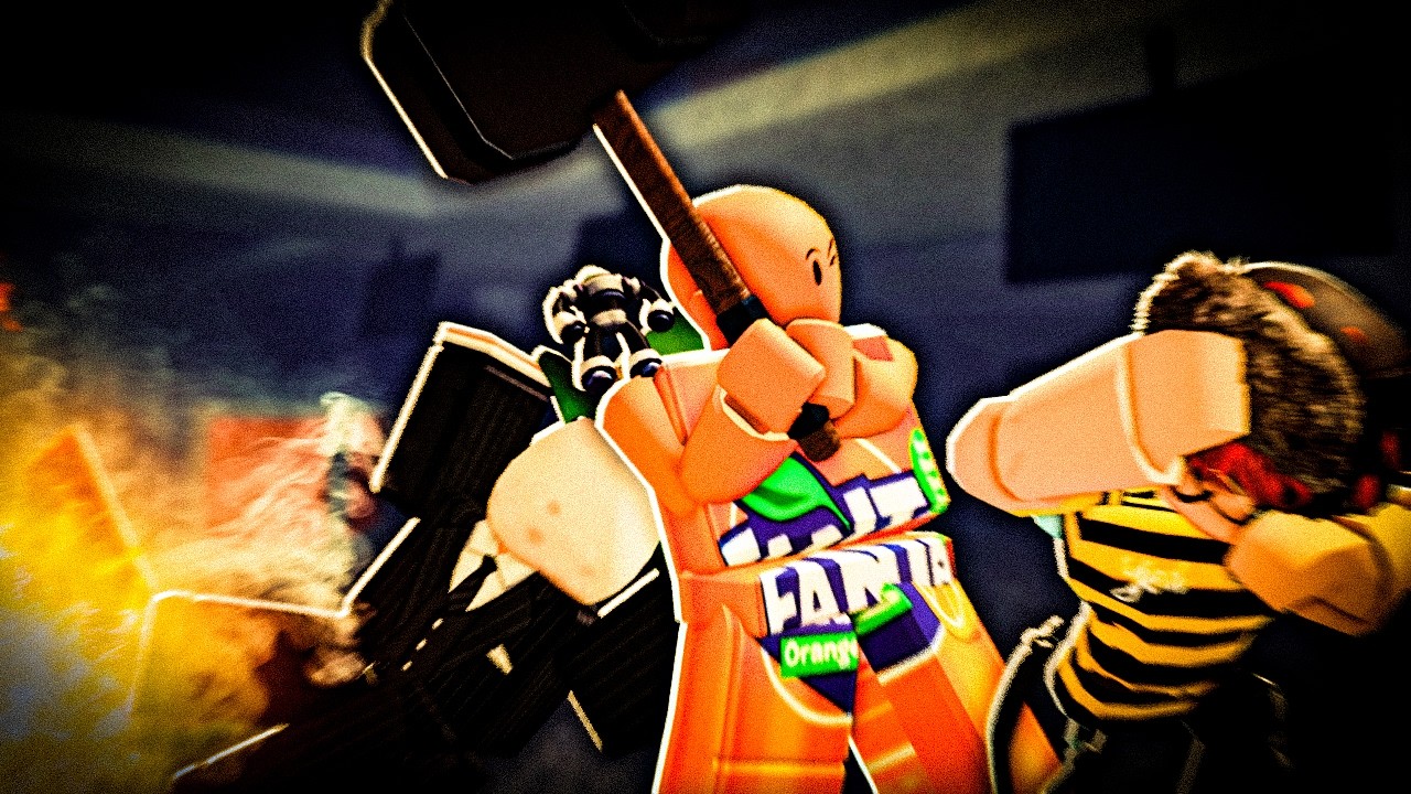 uma gameplay e um computador QUEIMADO no Flee the Facility...