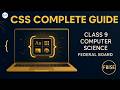CSS Animation Tutorial for Class 9 Computer Science (FBISE 2025) | PBA + Theory Guide