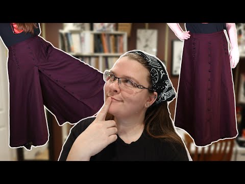 VICTORIAN / EDWARDIAN ✨SECRET PANTS✨ | Making an 1901 Split Skirt