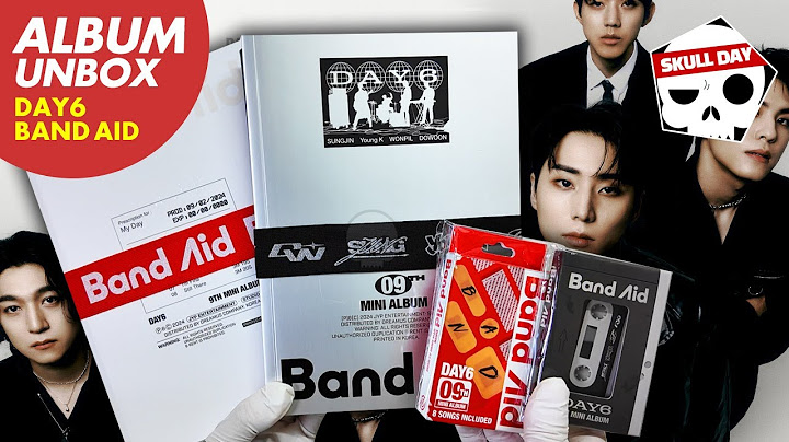 ⭐️데이식스 녹아내려요 밴드에이드 미니 9집 앨범 언박싱(영케이, 원필, 도운, 성진)⭐️DAY6 - BAND AID (Melt Down) 9th Mini Album