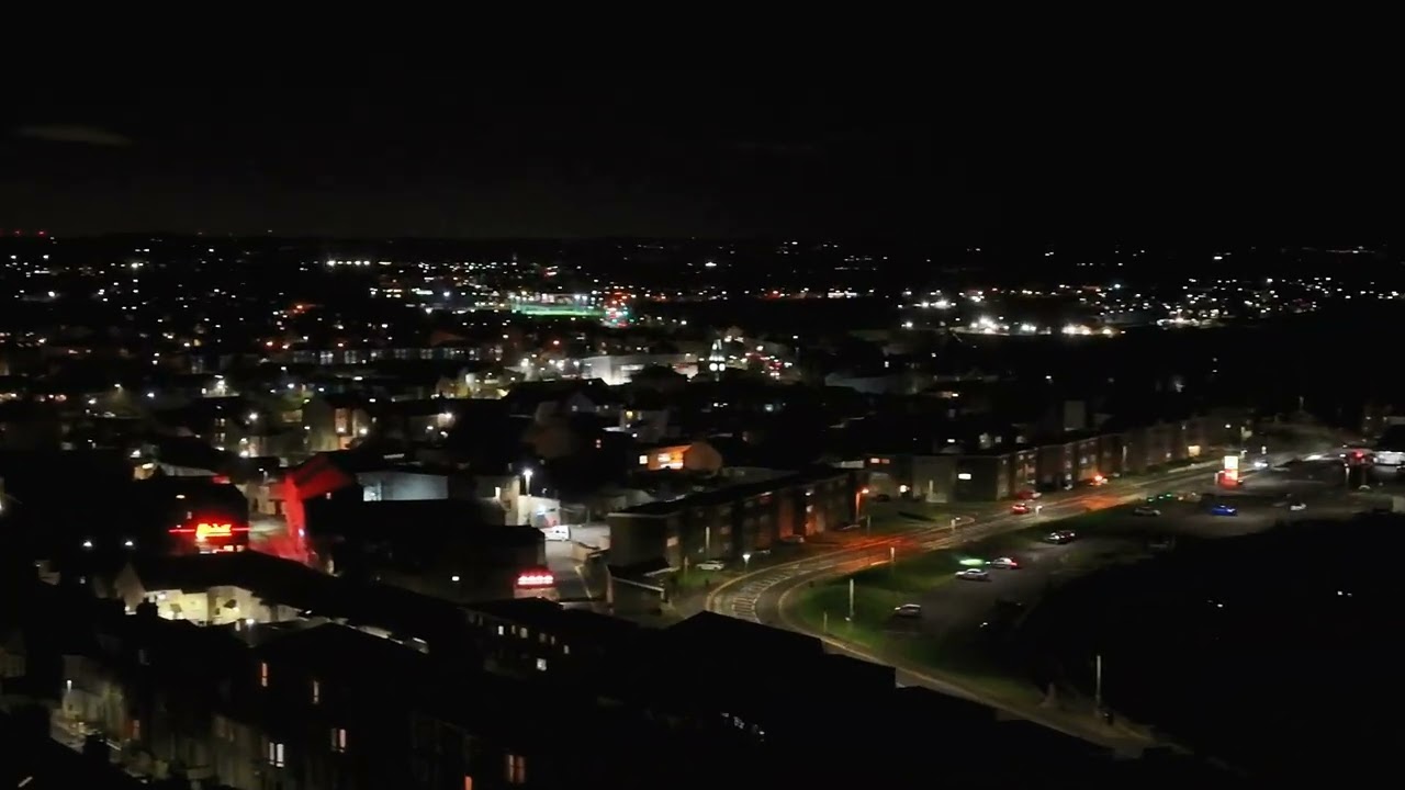 An Aerial Tour: Ardrossan South Beach to Saltcoats & Back. 