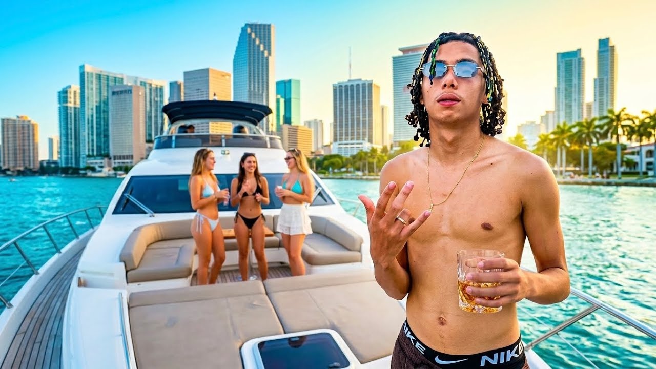 ALUGAMOS UM IATE DE LUXO EM MIAMI…