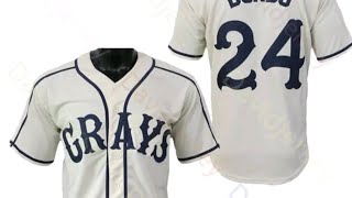 DHGATE Online Jersey Review and unwrapping: Barry Bonds Grays jersey JEGO Sports Gear