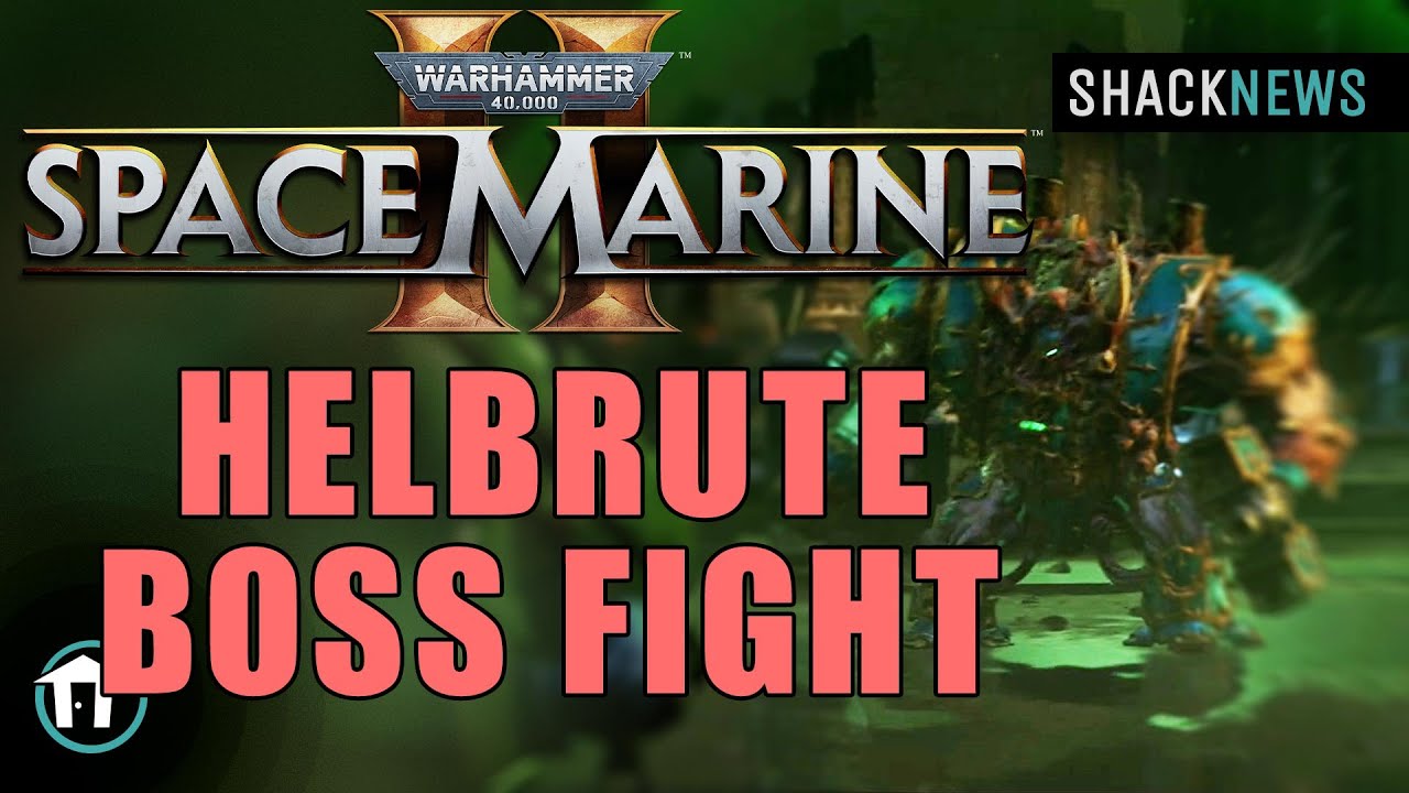 Space Marine 2 - Helbrute Boss fight - YouTube
