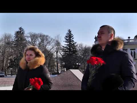 Память воинов-амурцев, погибших в годы Великой Отечественной войны, почтили в Благовещенске