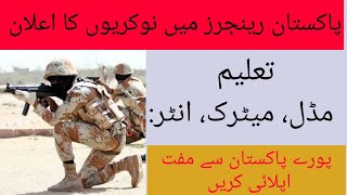 New Pakistan Rangers (Sindh) Jobs 2020