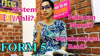 BAB 5:Pembinaan Negara & Bangsa Yang Merdeka|Sistem Ahli |Pakatan Murni|S. Reid |SEJARAH TINGKATAN 5