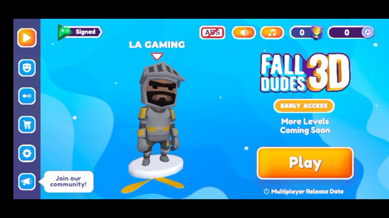 FALL GUYS versi Android FALL DUDES 3D Android Gameplay YouTube