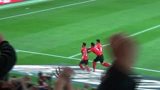 정우영 골 _ 181012 _ 대한민국 2 vs 1 우루과이