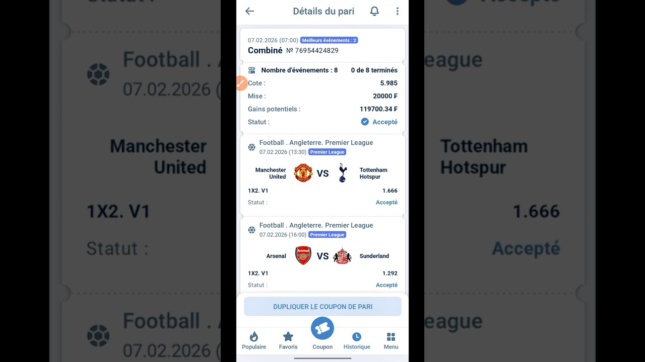 PRONOSTIC FOOT AUJOURD'HUI|(07/02/2026)PRONOSTIC FOOT DU JOUR 