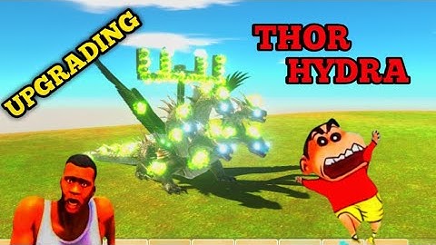 CHOP Upgrading NEW HYDRA to Fight SHINCHAN HYDRA and THOR HYDRA in Animal Revolt Battle Simulator