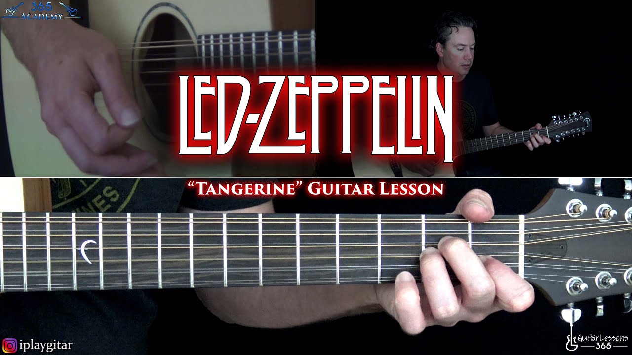 Урок игры на гитаре Tangerine — Led Zeppelin
