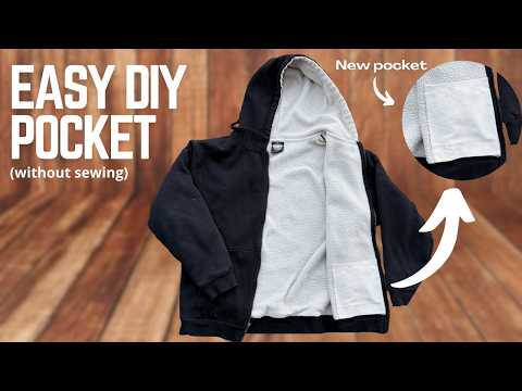 How to Add a Pocket to Any Jacket Without Sewing