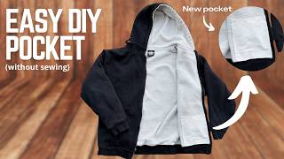 How To Add A Pocket To Any Jacket Without Sewing