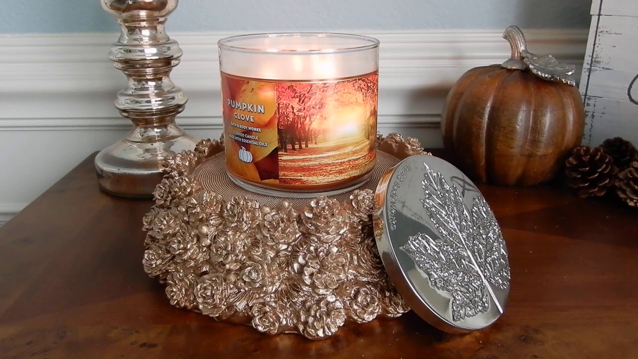 Candle Review Bath & Body Works Pumpkin Clove! YouTube