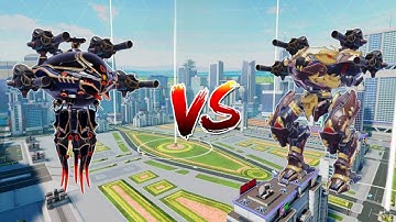 WR🔥 New Ultimate Nodens VS Heimdall Weapon Comparison ||WAR ROBOTS||