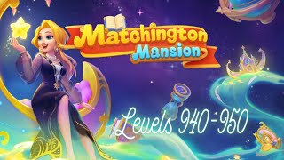 Matchington Mansion Levels 940-950