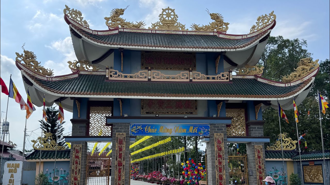 Chùa Tam Bảo ở hà Tiên mùng 6 tết 2026 ⛩️👏🏻