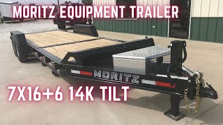 Moritz Equipment Tilt Trailer