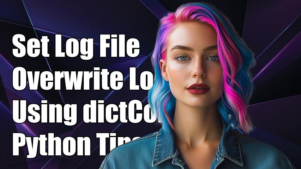 overwrite a file in python Images High Quality... Set Python Logging to overwrite log file when using dictConfig? - YouTube