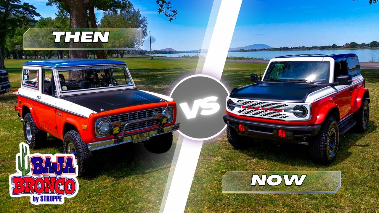We drove both! | A side by side look at TWO Ford Bronco Stroppe Editions