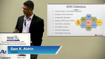 State of SDN by Sam Aldrin, Huawei (Defining Software Defined Networks)