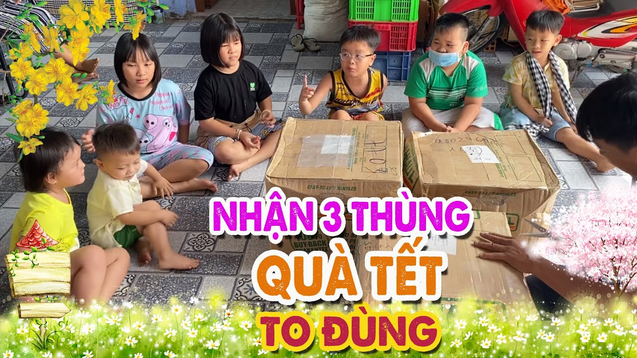 QUÀ, QUÀ, QUÀ! Nhận món quà tết sớm vui quá xá vuiCANAXIMUOI CHANNEL