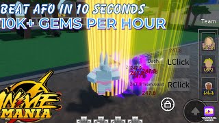 NEW FASTEST WAY TO GET GEMS IN ANIME MANIA | 10K+ PER HOUR screenshot 4
