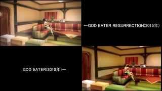 God Eater Resurrection vs. God Eater Visuals Comparison