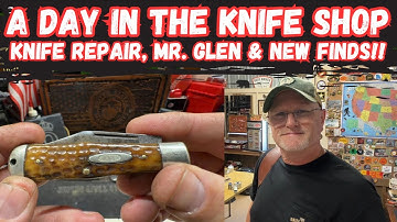 A Day in the Knife Shop: Vintage Repairs, Memories, and New Finds!