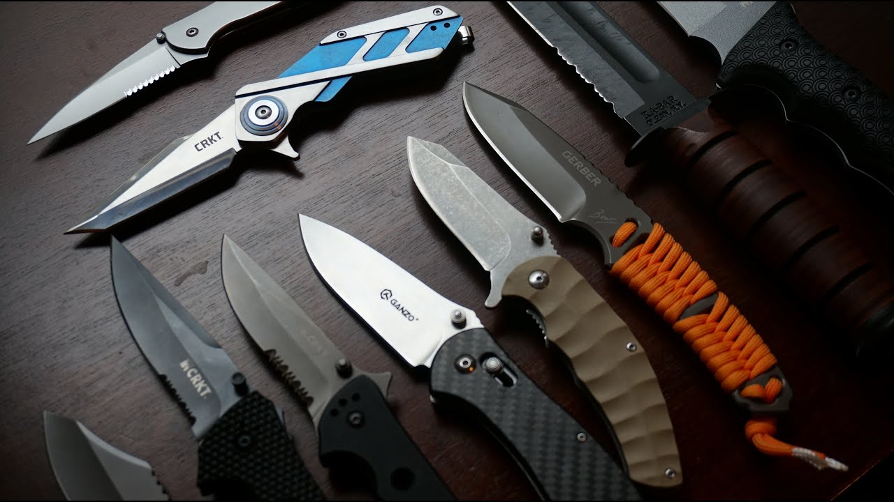 My Knife Collection (As of 09/2016) - YouTube
