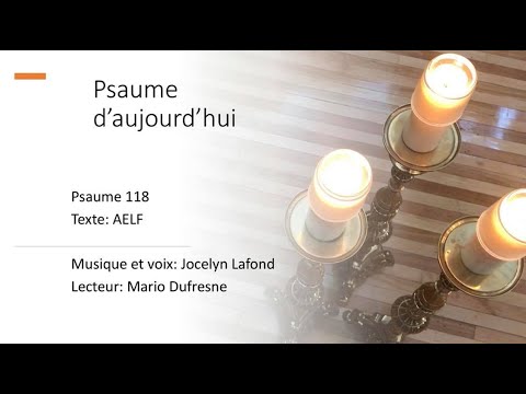 Psaume 118 - Pour ton serviteur, que ton visage s’illumine - 12 février